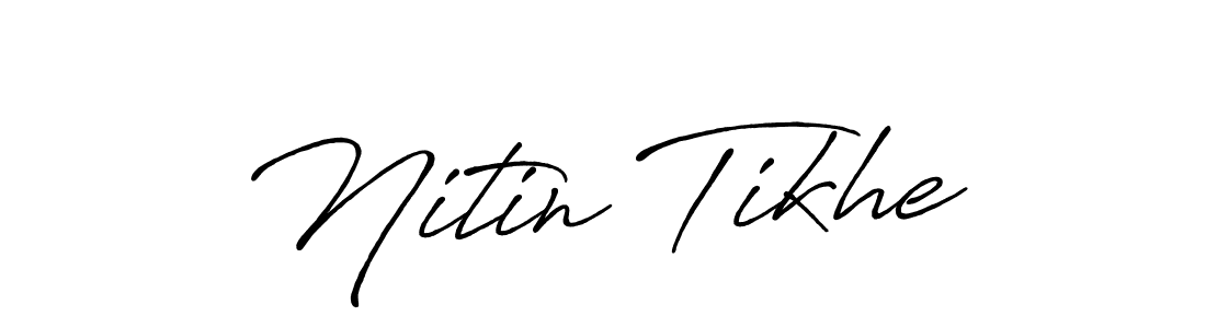 This is the best signature style for the Nitin Tikhe name. Also you like these signature font (Antro_Vectra_Bolder). Mix name signature. Nitin Tikhe signature style 7 images and pictures png