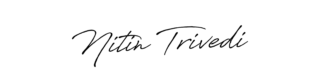 How to Draw Nitin Trivedi signature style? Antro_Vectra_Bolder is a latest design signature styles for name Nitin Trivedi. Nitin Trivedi signature style 7 images and pictures png