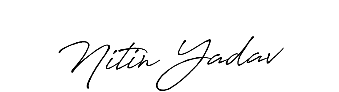 Antro_Vectra_Bolder is a professional signature style that is perfect for those who want to add a touch of class to their signature. It is also a great choice for those who want to make their signature more unique. Get Nitin Yadav name to fancy signature for free. Nitin Yadav signature style 7 images and pictures png