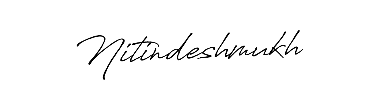 if you are searching for the best signature style for your name Nitindeshmukh. so please give up your signature search. here we have designed multiple signature styles  using Antro_Vectra_Bolder. Nitindeshmukh signature style 7 images and pictures png