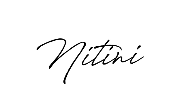 The best way (Antro_Vectra_Bolder) to make a short signature is to pick only two or three words in your name. The name Nitini include a total of six letters. For converting this name. Nitini signature style 7 images and pictures png
