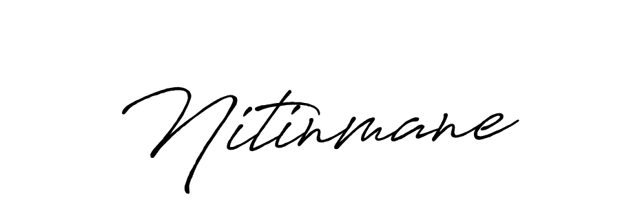 if you are searching for the best signature style for your name Nitinmane. so please give up your signature search. here we have designed multiple signature styles  using Antro_Vectra_Bolder. Nitinmane signature style 7 images and pictures png