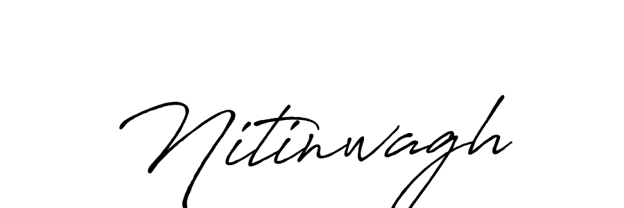 if you are searching for the best signature style for your name Nitinwagh. so please give up your signature search. here we have designed multiple signature styles  using Antro_Vectra_Bolder. Nitinwagh signature style 7 images and pictures png