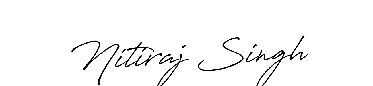 Nitiraj Singh stylish signature style. Best Handwritten Sign (Antro_Vectra_Bolder) for my name. Handwritten Signature Collection Ideas for my name Nitiraj Singh. Nitiraj Singh signature style 7 images and pictures png