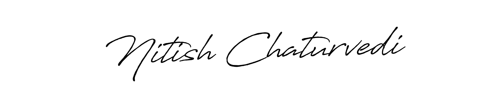 Make a beautiful signature design for name Nitish Chaturvedi. Use this online signature maker to create a handwritten signature for free. Nitish Chaturvedi signature style 7 images and pictures png