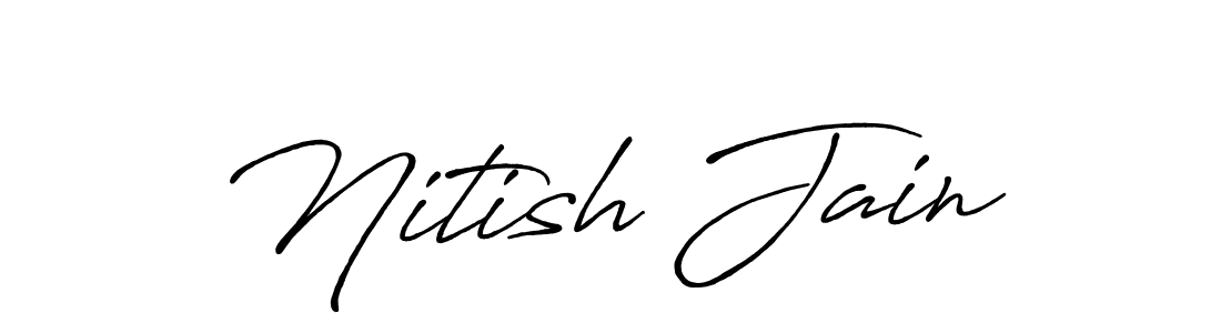 How to Draw Nitish Jain signature style? Antro_Vectra_Bolder is a latest design signature styles for name Nitish Jain. Nitish Jain signature style 7 images and pictures png