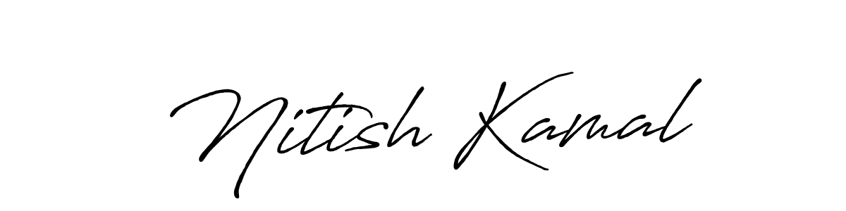Once you've used our free online signature maker to create your best signature Antro_Vectra_Bolder style, it's time to enjoy all of the benefits that Nitish Kamal name signing documents. Nitish Kamal signature style 7 images and pictures png