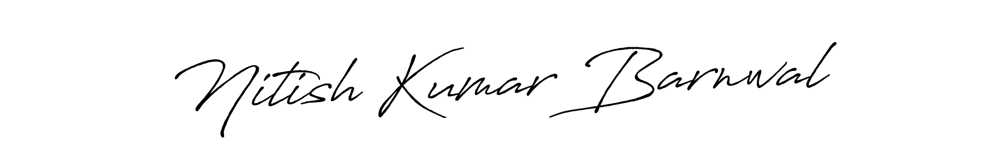 Antro_Vectra_Bolder is a professional signature style that is perfect for those who want to add a touch of class to their signature. It is also a great choice for those who want to make their signature more unique. Get Nitish Kumar Barnwal name to fancy signature for free. Nitish Kumar Barnwal signature style 7 images and pictures png