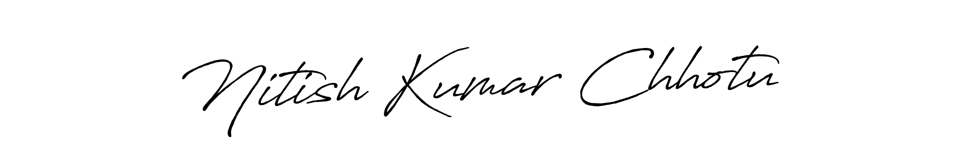 How to make Nitish Kumar Chhotu signature? Antro_Vectra_Bolder is a professional autograph style. Create handwritten signature for Nitish Kumar Chhotu name. Nitish Kumar Chhotu signature style 7 images and pictures png