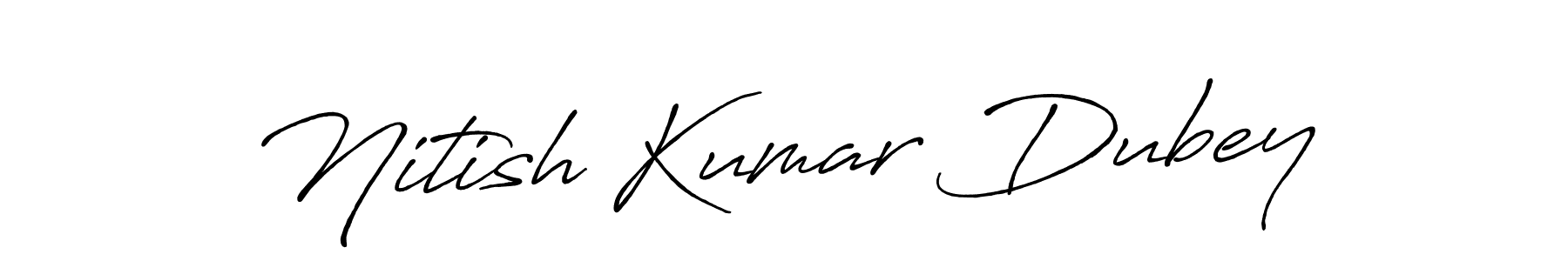 The best way (Antro_Vectra_Bolder) to make a short signature is to pick only two or three words in your name. The name Nitish Kumar Dubey include a total of six letters. For converting this name. Nitish Kumar Dubey signature style 7 images and pictures png