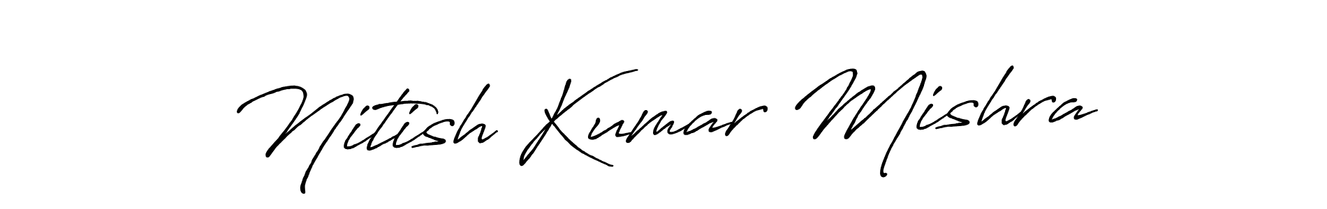 This is the best signature style for the Nitish Kumar Mishra name. Also you like these signature font (Antro_Vectra_Bolder). Mix name signature. Nitish Kumar Mishra signature style 7 images and pictures png