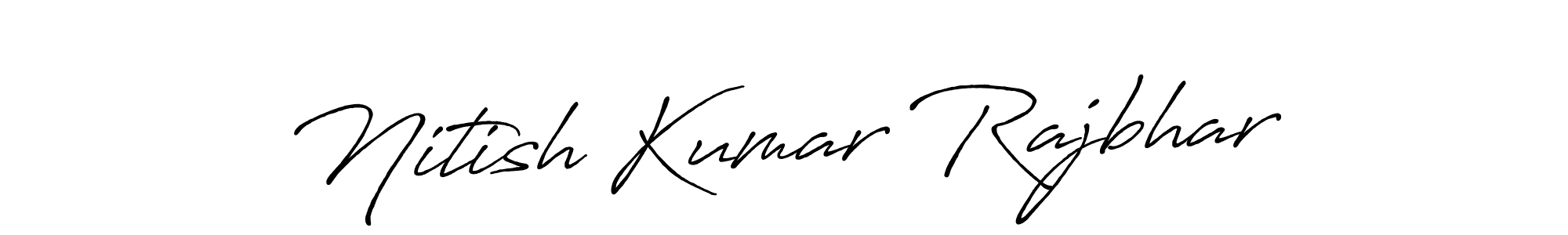 Also You can easily find your signature by using the search form. We will create Nitish Kumar Rajbhar name handwritten signature images for you free of cost using Antro_Vectra_Bolder sign style. Nitish Kumar Rajbhar signature style 7 images and pictures png