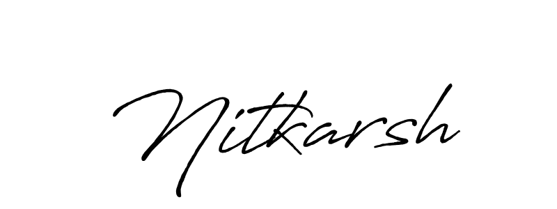 Once you've used our free online signature maker to create your best signature Antro_Vectra_Bolder style, it's time to enjoy all of the benefits that Nitkarsh name signing documents. Nitkarsh signature style 7 images and pictures png