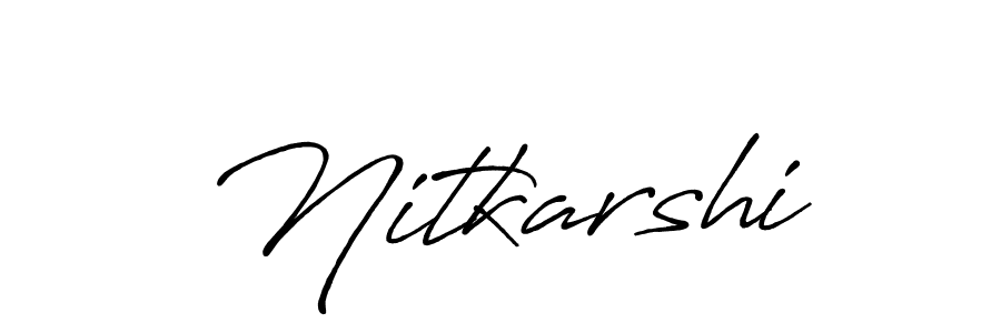 You should practise on your own different ways (Antro_Vectra_Bolder) to write your name (Nitkarshi) in signature. don't let someone else do it for you. Nitkarshi signature style 7 images and pictures png