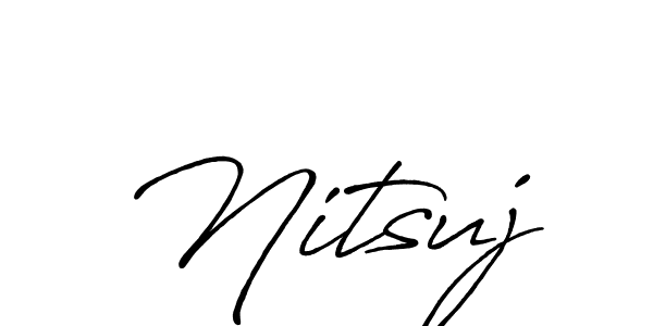 Similarly Antro_Vectra_Bolder is the best handwritten signature design. Signature creator online .You can use it as an online autograph creator for name Nitsuj. Nitsuj signature style 7 images and pictures png