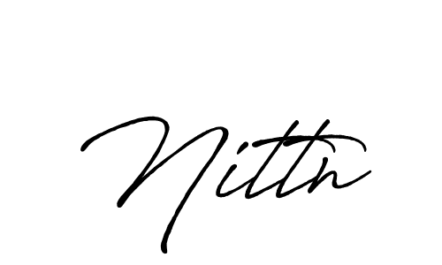 Create a beautiful signature design for name Nittn. With this signature (Antro_Vectra_Bolder) fonts, you can make a handwritten signature for free. Nittn signature style 7 images and pictures png