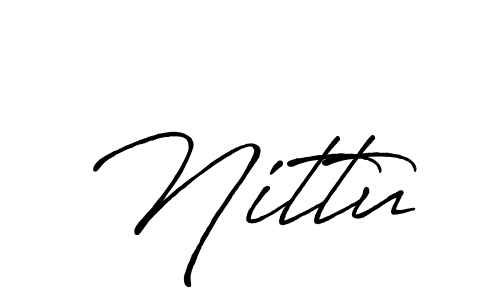 Antro_Vectra_Bolder is a professional signature style that is perfect for those who want to add a touch of class to their signature. It is also a great choice for those who want to make their signature more unique. Get Nittu name to fancy signature for free. Nittu signature style 7 images and pictures png