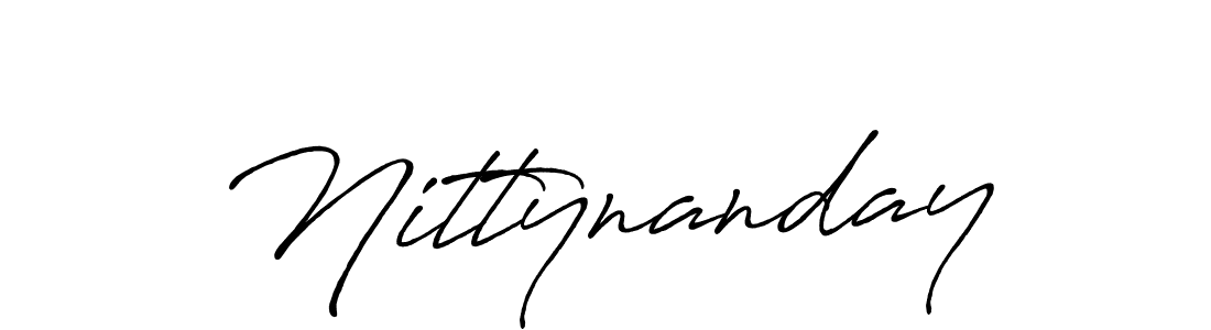 Also You can easily find your signature by using the search form. We will create Nittynanday name handwritten signature images for you free of cost using Antro_Vectra_Bolder sign style. Nittynanday signature style 7 images and pictures png