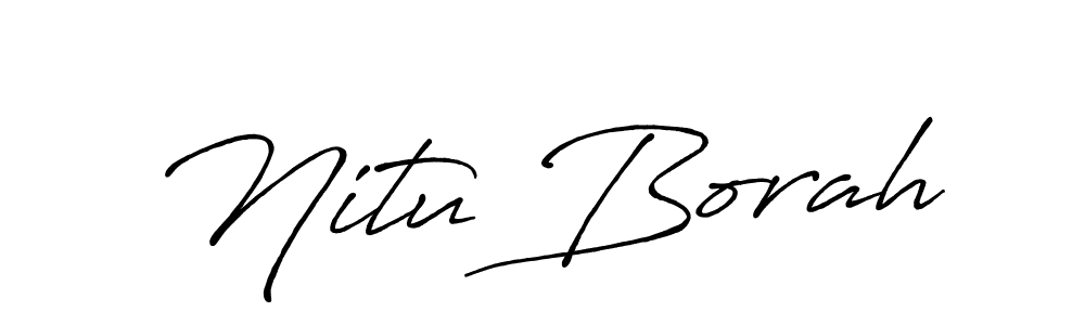 Check out images of Autograph of Nitu Borah name. Actor Nitu Borah Signature Style. Antro_Vectra_Bolder is a professional sign style online. Nitu Borah signature style 7 images and pictures png