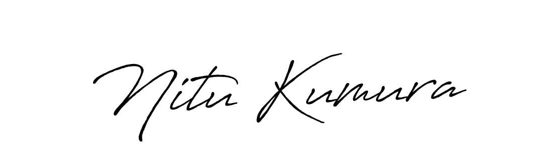 if you are searching for the best signature style for your name Nitu Kumura. so please give up your signature search. here we have designed multiple signature styles  using Antro_Vectra_Bolder. Nitu Kumura signature style 7 images and pictures png