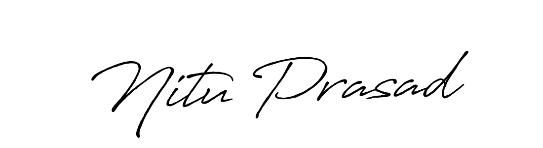 You should practise on your own different ways (Antro_Vectra_Bolder) to write your name (Nitu Prasad) in signature. don't let someone else do it for you. Nitu Prasad signature style 7 images and pictures png