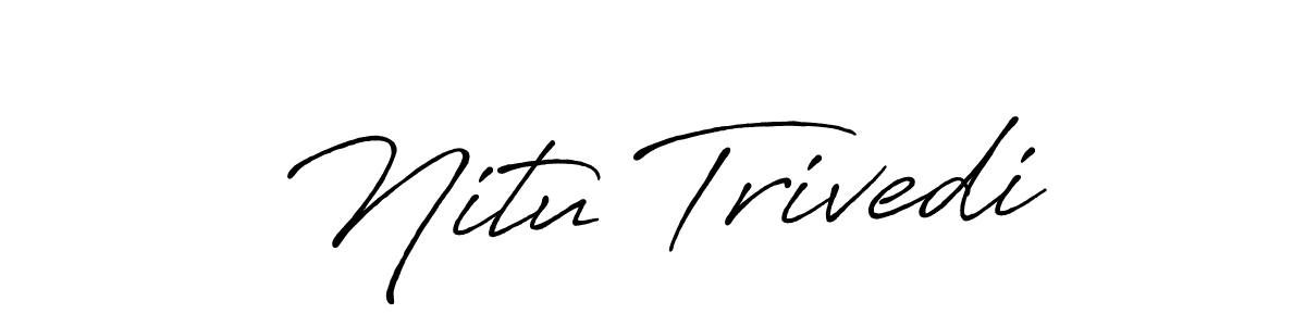 Here are the top 10 professional signature styles for the name Nitu Trivedi. These are the best autograph styles you can use for your name. Nitu Trivedi signature style 7 images and pictures png