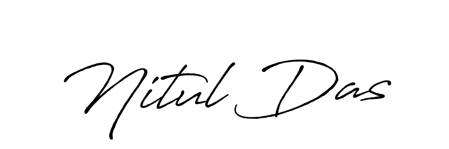 You should practise on your own different ways (Antro_Vectra_Bolder) to write your name (Nitul Das) in signature. don't let someone else do it for you. Nitul Das signature style 7 images and pictures png