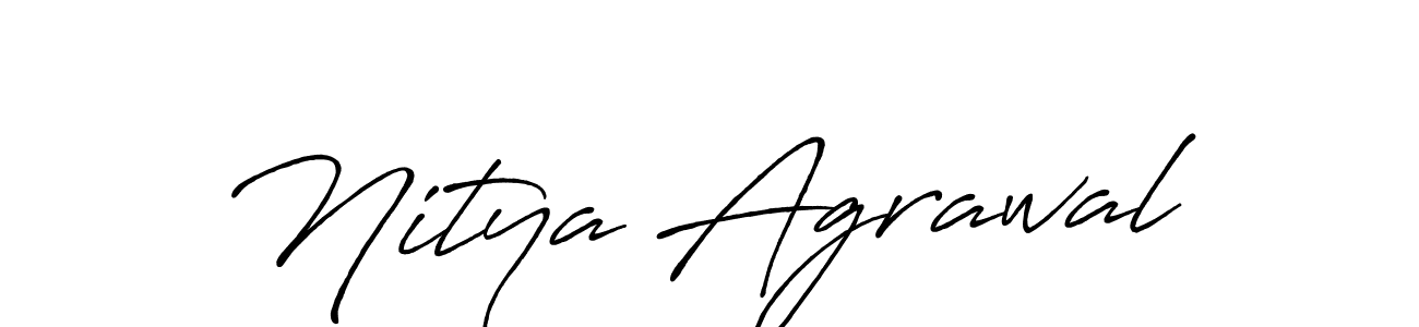 Also You can easily find your signature by using the search form. We will create Nitya Agrawal name handwritten signature images for you free of cost using Antro_Vectra_Bolder sign style. Nitya Agrawal signature style 7 images and pictures png