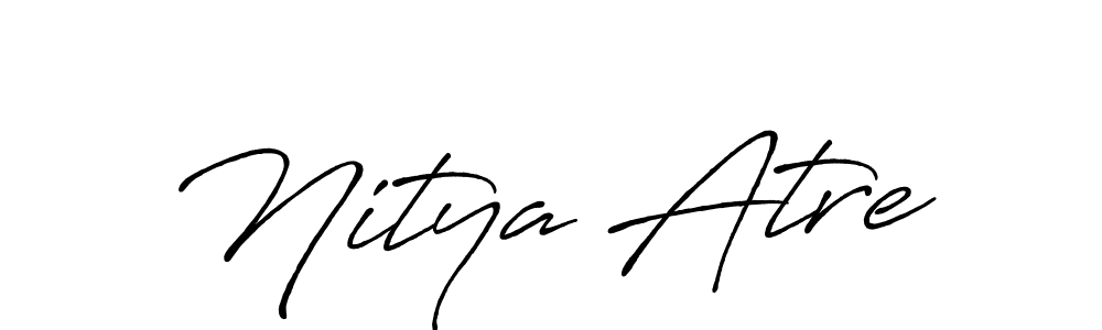 Make a beautiful signature design for name Nitya Atre. Use this online signature maker to create a handwritten signature for free. Nitya Atre signature style 7 images and pictures png