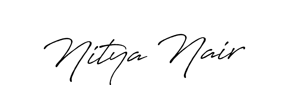 Best and Professional Signature Style for Nitya Nair. Antro_Vectra_Bolder Best Signature Style Collection. Nitya Nair signature style 7 images and pictures png