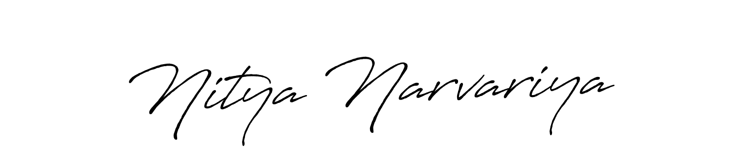 Also we have Nitya Narvariya name is the best signature style. Create professional handwritten signature collection using Antro_Vectra_Bolder autograph style. Nitya Narvariya signature style 7 images and pictures png