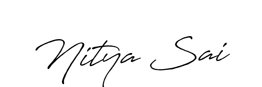 It looks lik you need a new signature style for name Nitya Sai. Design unique handwritten (Antro_Vectra_Bolder) signature with our free signature maker in just a few clicks. Nitya Sai signature style 7 images and pictures png