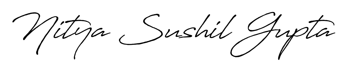 Make a beautiful signature design for name Nitya Sushil Gupta. Use this online signature maker to create a handwritten signature for free. Nitya Sushil Gupta signature style 7 images and pictures png