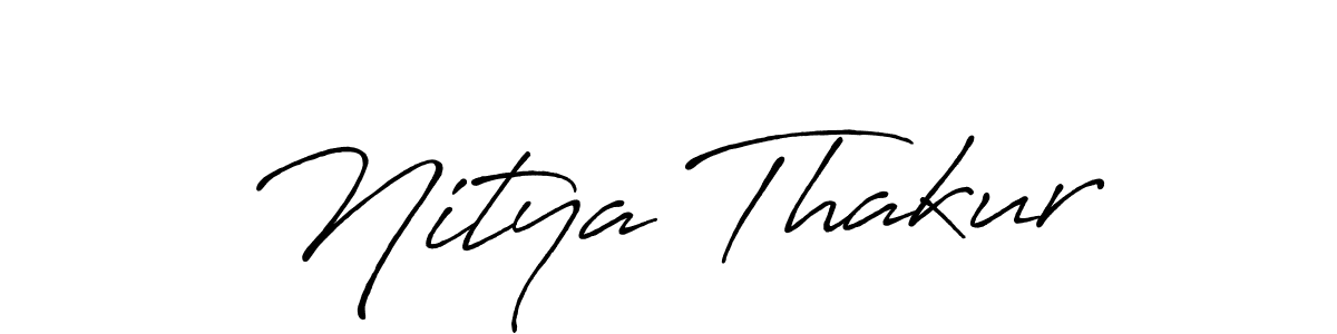 Similarly Antro_Vectra_Bolder is the best handwritten signature design. Signature creator online .You can use it as an online autograph creator for name Nitya Thakur. Nitya Thakur signature style 7 images and pictures png