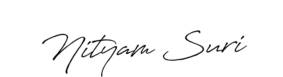 Make a beautiful signature design for name Nityam Suri. Use this online signature maker to create a handwritten signature for free. Nityam Suri signature style 7 images and pictures png