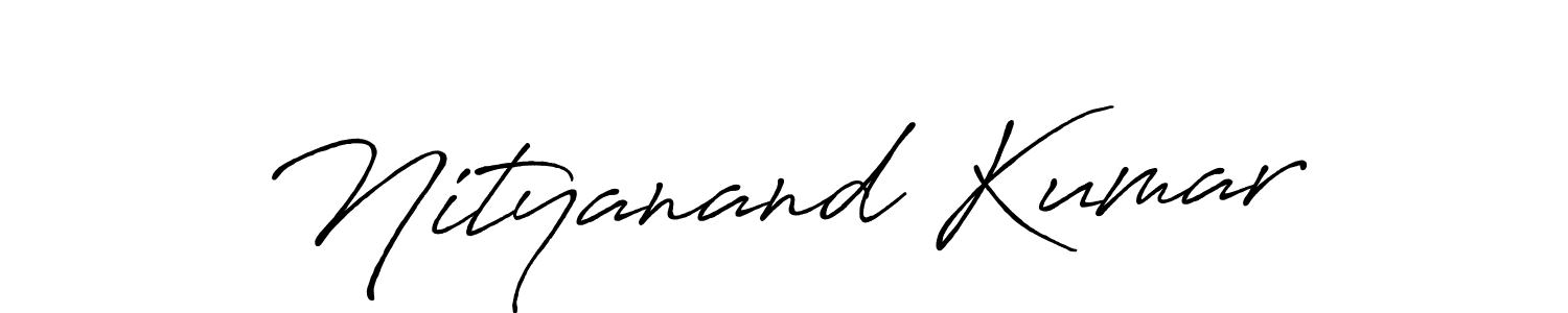 How to make Nityanand Kumar signature? Antro_Vectra_Bolder is a professional autograph style. Create handwritten signature for Nityanand Kumar name. Nityanand Kumar signature style 7 images and pictures png