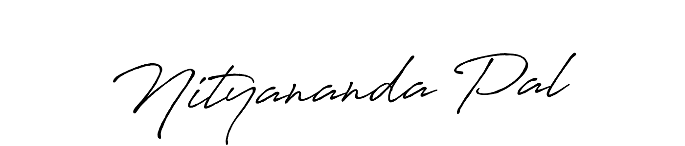 Create a beautiful signature design for name Nityananda Pal. With this signature (Antro_Vectra_Bolder) fonts, you can make a handwritten signature for free. Nityananda Pal signature style 7 images and pictures png