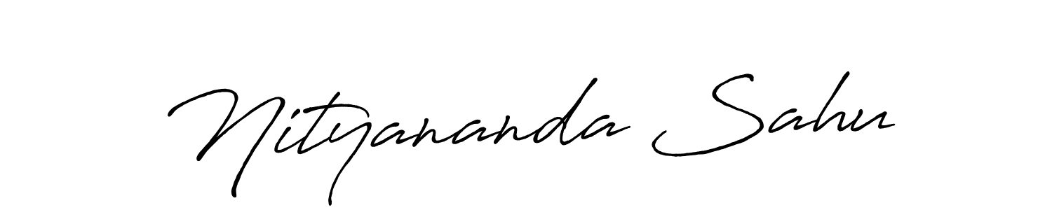 Use a signature maker to create a handwritten signature online. With this signature software, you can design (Antro_Vectra_Bolder) your own signature for name Nityananda Sahu. Nityananda Sahu signature style 7 images and pictures png