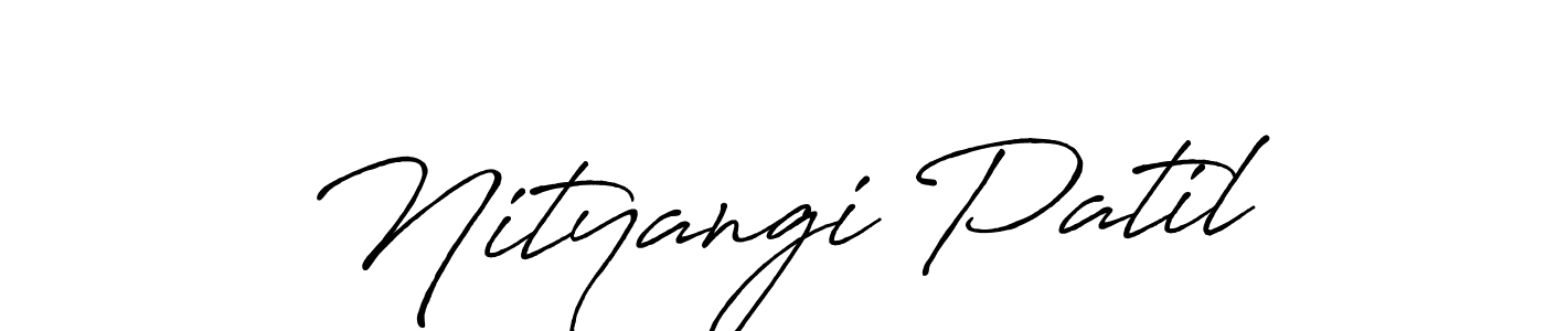Also we have Nityangi Patil name is the best signature style. Create professional handwritten signature collection using Antro_Vectra_Bolder autograph style. Nityangi Patil signature style 7 images and pictures png