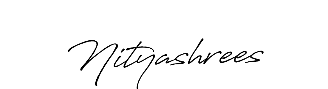 Also we have Nityashrees name is the best signature style. Create professional handwritten signature collection using Antro_Vectra_Bolder autograph style. Nityashrees signature style 7 images and pictures png