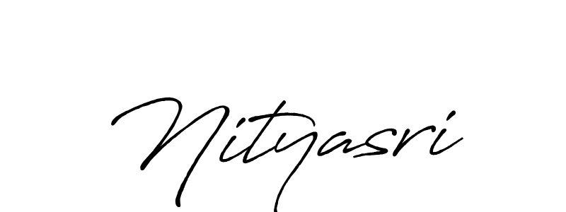 Make a beautiful signature design for name Nityasri. With this signature (Antro_Vectra_Bolder) style, you can create a handwritten signature for free. Nityasri signature style 7 images and pictures png