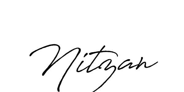 It looks lik you need a new signature style for name Nitzan. Design unique handwritten (Antro_Vectra_Bolder) signature with our free signature maker in just a few clicks. Nitzan signature style 7 images and pictures png