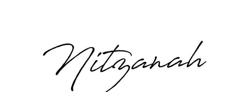 It looks lik you need a new signature style for name Nitzanah. Design unique handwritten (Antro_Vectra_Bolder) signature with our free signature maker in just a few clicks. Nitzanah signature style 7 images and pictures png