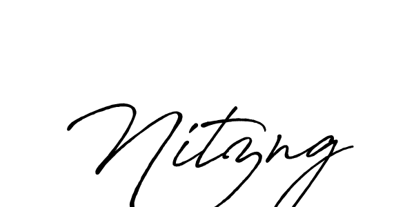 Nitzng stylish signature style. Best Handwritten Sign (Antro_Vectra_Bolder) for my name. Handwritten Signature Collection Ideas for my name Nitzng. Nitzng signature style 7 images and pictures png