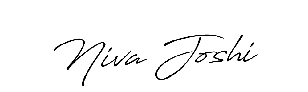 Also You can easily find your signature by using the search form. We will create Niva Joshi name handwritten signature images for you free of cost using Antro_Vectra_Bolder sign style. Niva Joshi signature style 7 images and pictures png