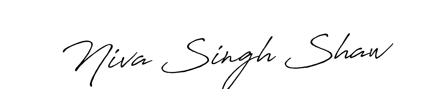 Also You can easily find your signature by using the search form. We will create Niva Singh Shaw name handwritten signature images for you free of cost using Antro_Vectra_Bolder sign style. Niva Singh Shaw signature style 7 images and pictures png