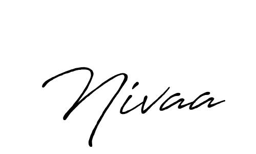 Design your own signature with our free online signature maker. With this signature software, you can create a handwritten (Antro_Vectra_Bolder) signature for name Nivaa. Nivaa signature style 7 images and pictures png
