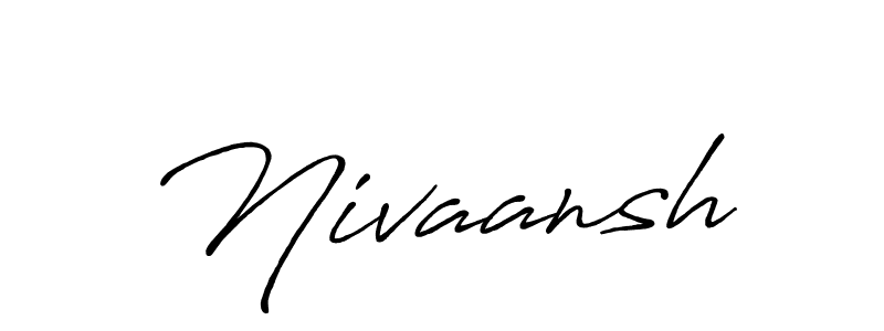if you are searching for the best signature style for your name Nivaansh. so please give up your signature search. here we have designed multiple signature styles  using Antro_Vectra_Bolder. Nivaansh signature style 7 images and pictures png