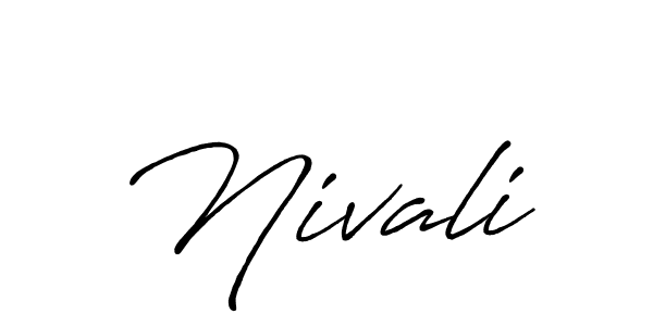 Also we have Nivali name is the best signature style. Create professional handwritten signature collection using Antro_Vectra_Bolder autograph style. Nivali signature style 7 images and pictures png