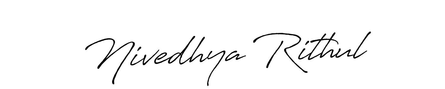 Once you've used our free online signature maker to create your best signature Antro_Vectra_Bolder style, it's time to enjoy all of the benefits that Nivedhya Rithul name signing documents. Nivedhya Rithul signature style 7 images and pictures png